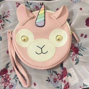 Betsey Johnson Pink Unicorn Kids wrislet